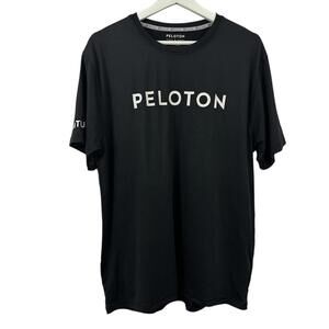 Peloton Men's Block Letter Logo Crew Neck Short Sleeve Shirt Size L